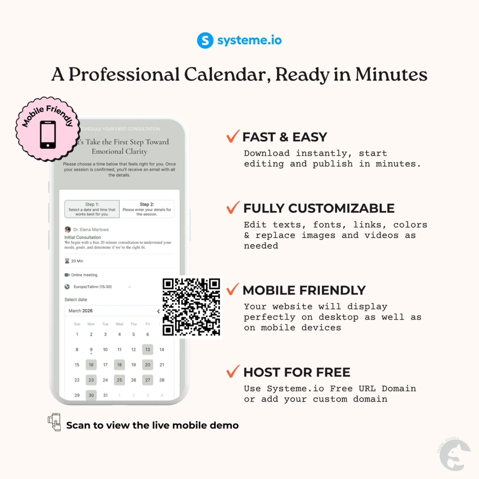 Booking funnel features