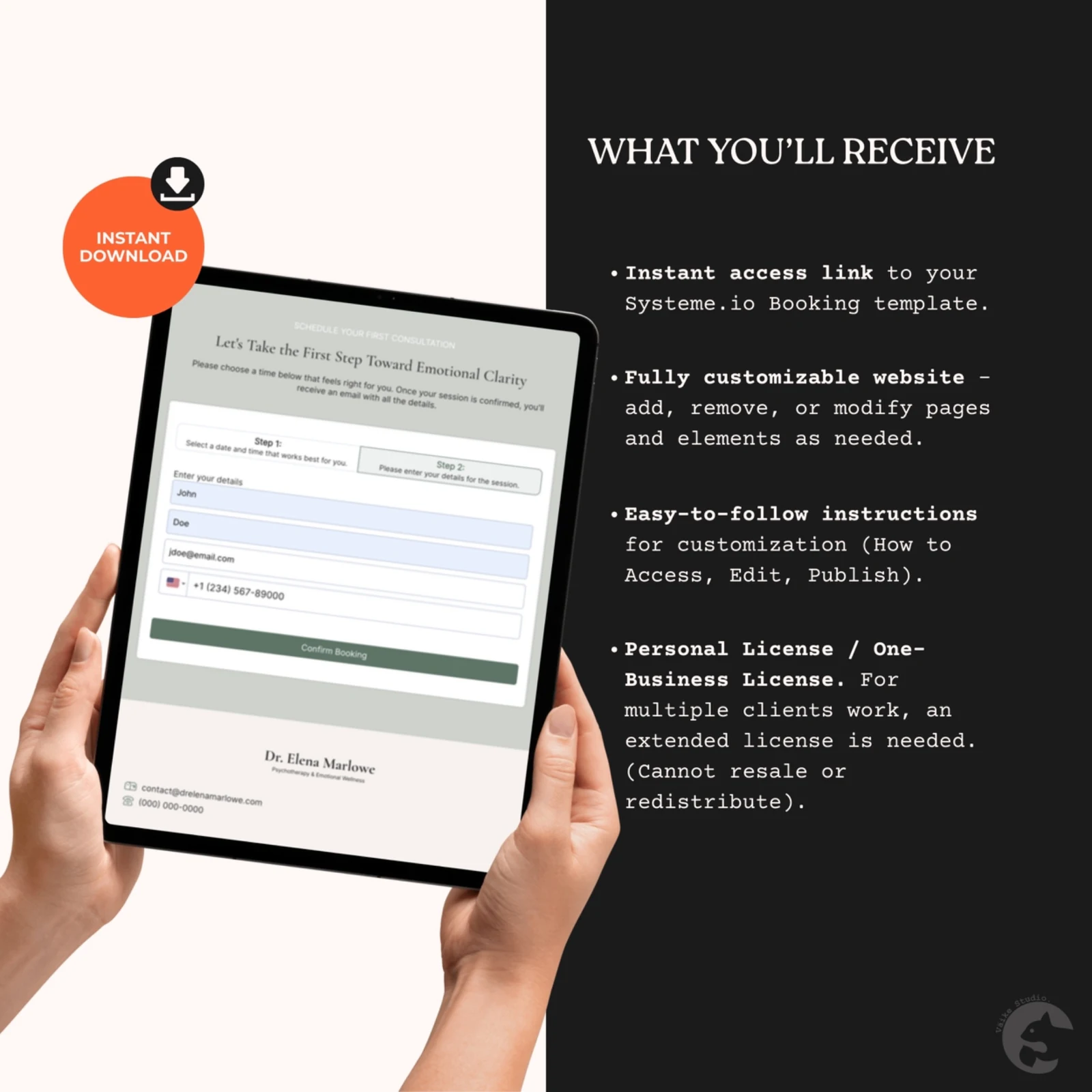 What you receive