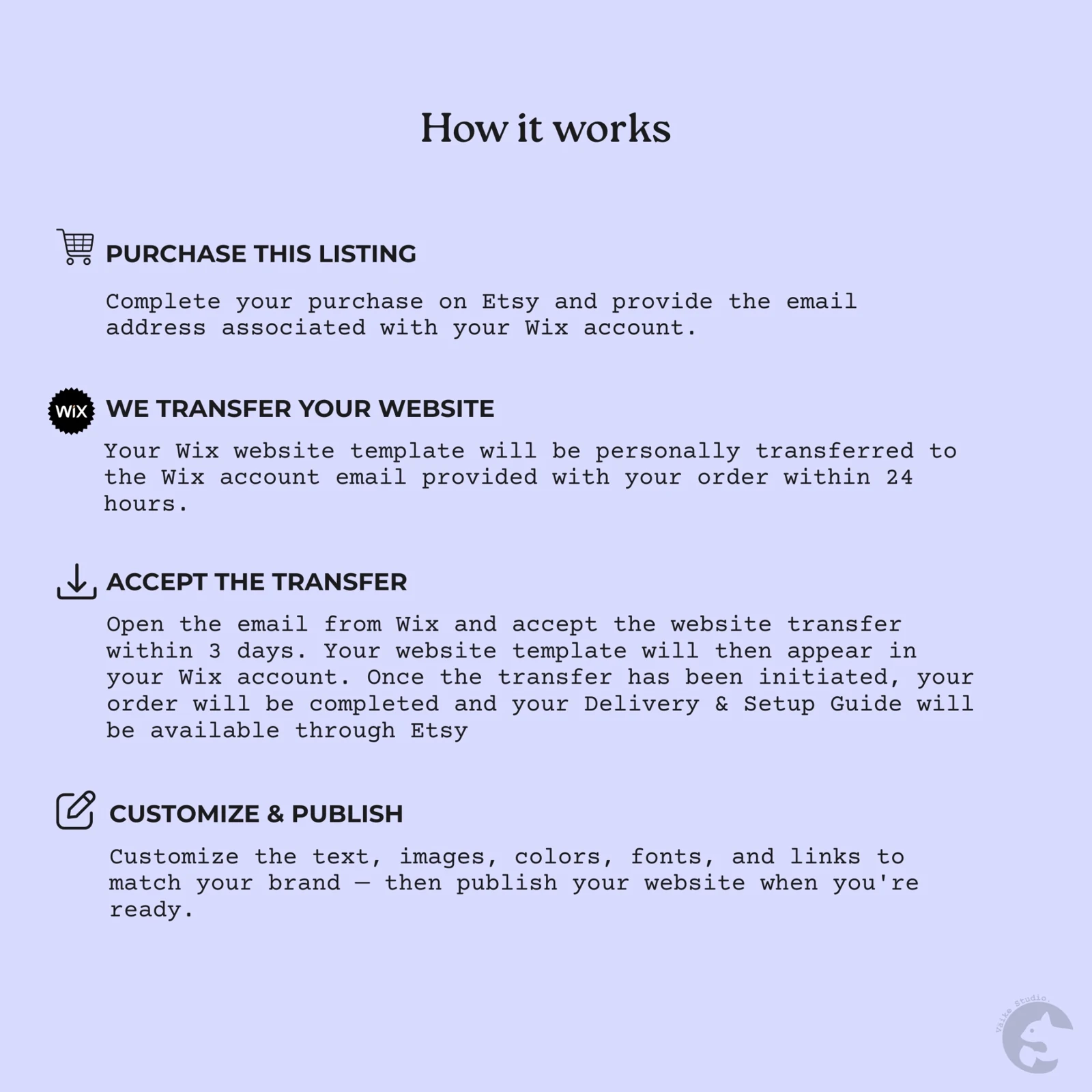 How your Wix website transfer works