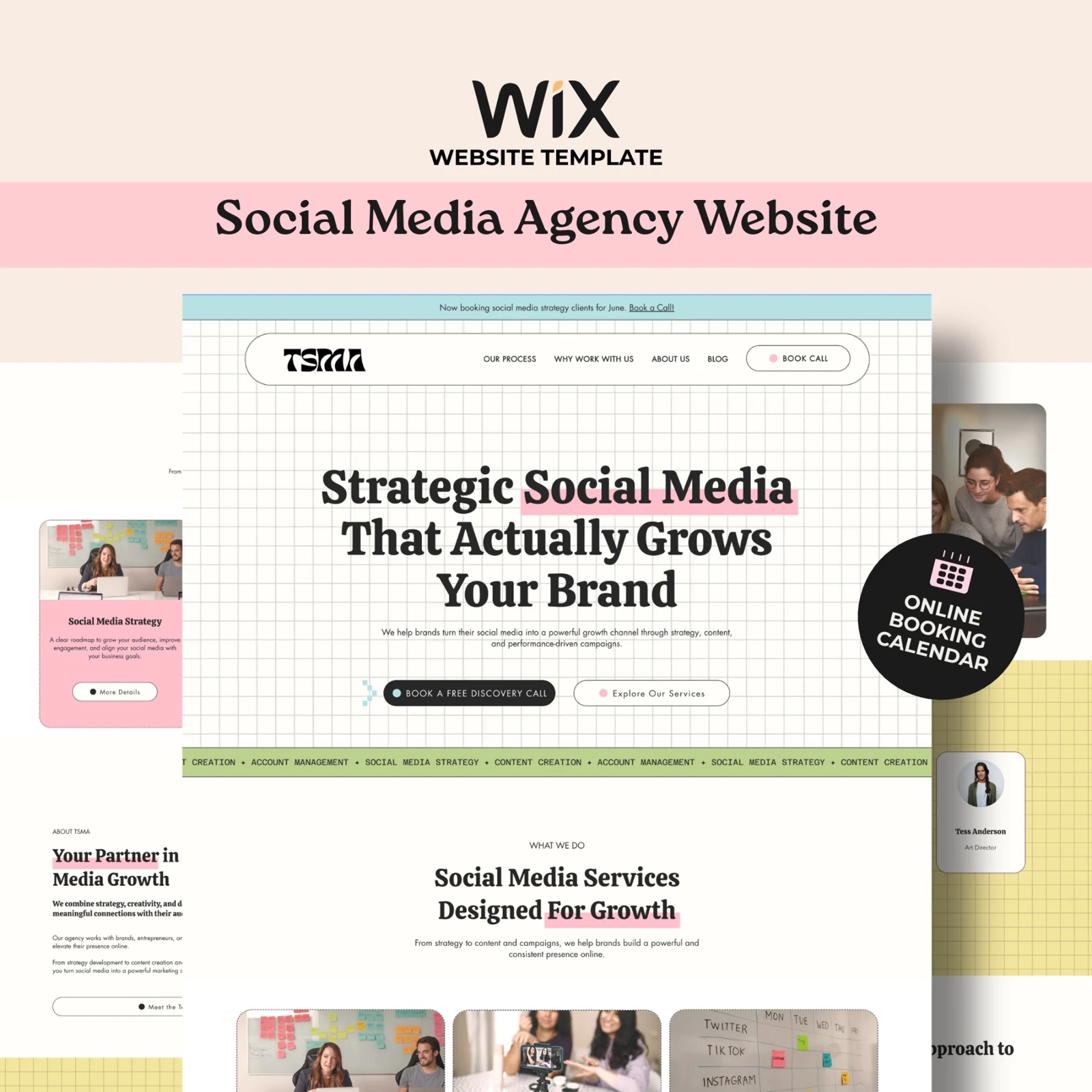 Social Media & Marketing Agency Website