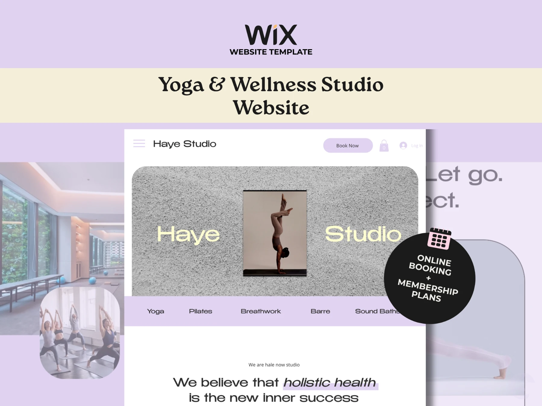 Haye Studio Wix website introduction