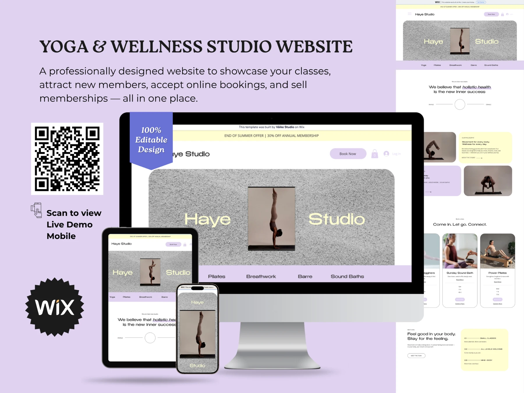 Desktop and mobile design preview